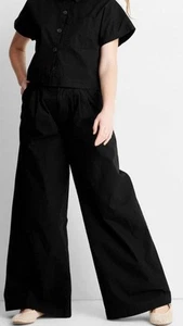 Women's High-Rise Wide Leg Pleated Pants - Future Collective Black M NWT - Picture 1 of 4