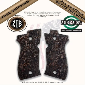 ZIB GRIFFE Beretta F81 / 84 Griffe Handarbeit aus Holz Griffe Ars.09 - Bild 1 von 7