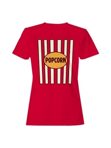 Popcorn Box Striped Women's T-shirt - Picture 1 of 6
