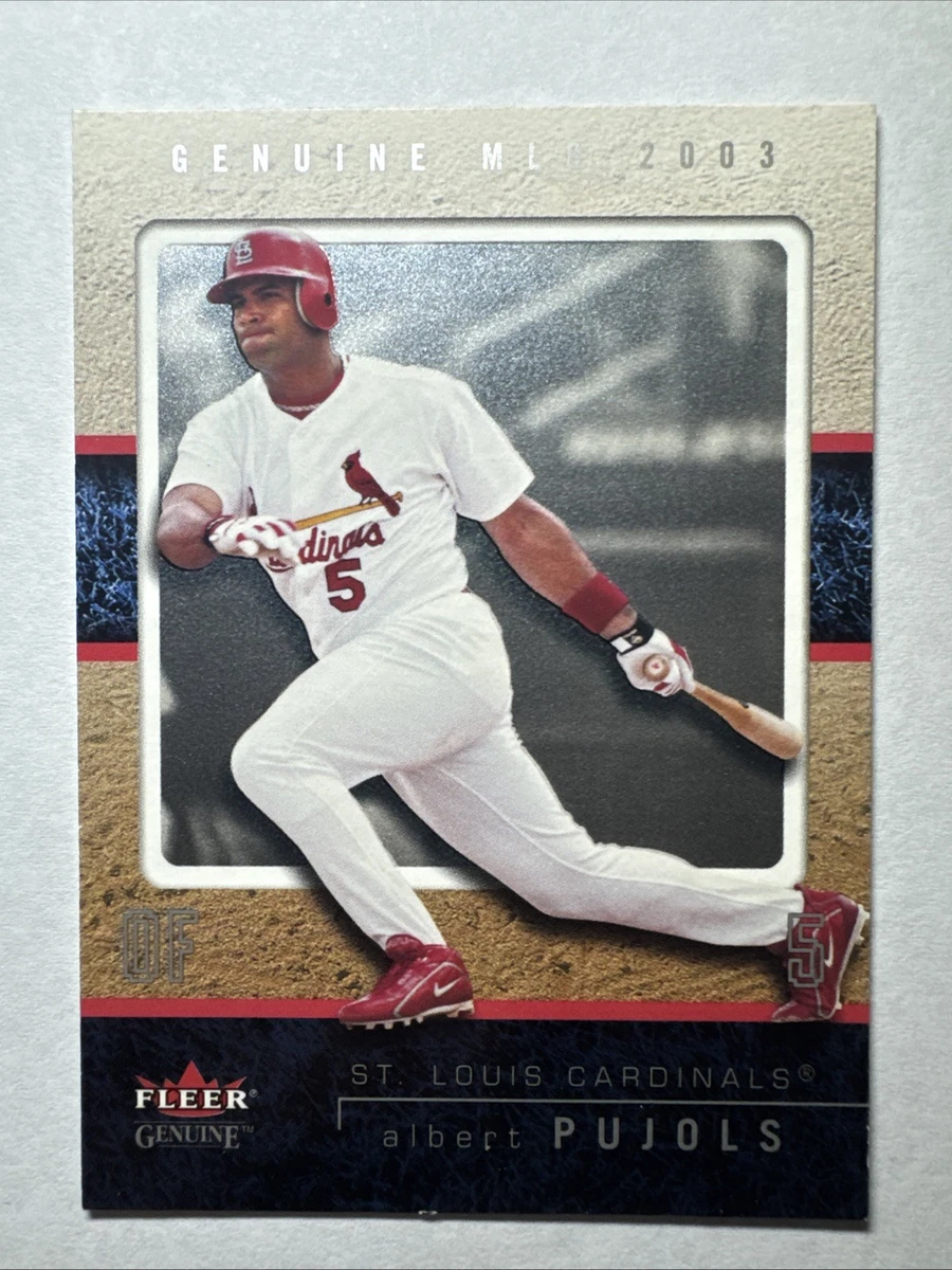 Albert Pujols Rookie Fleer Baseball Trading Cards & Accessories