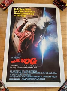 1980 THE FOG ORIG ONE SHEET MOVIE POSTER STYLE B JOHN CARPENTER ON LINEN STUNNER - Picture 1 of 1