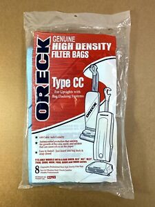 5x Genuine ORECK XL Type CC CCPK8 Vacuum Cleaner Bags - Five Bags - New
