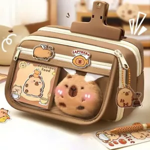 Cute Transparent Capybara Pencil Case - Picture 1 of 7