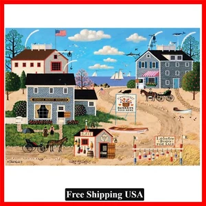 Buffalo Games - Charles Wysocki - Nantucket Breeze - 500 Piece Jigsaw Puzzle for - Picture 1 of 8