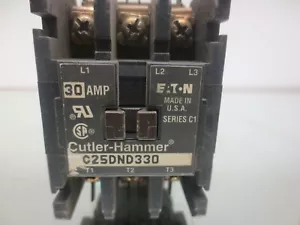 MARTELLO TAGLIERINO, C25DND330,30 AMP, CONTATTORE SERIE C1 - Foto 1 di 6