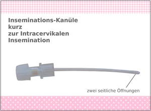 Kinderwunsch Inseminations-Kanüle Katheter, schwanger werden durch Insemination - Bild 1 von 4