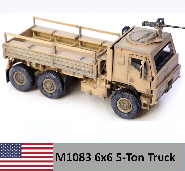 Panzerkampf M1083 MTV Armored Cab Truck Desert Camouflage US Army 1/72 12219PA