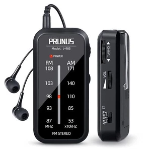 Pocket Radio Mini AM FM Stereo Radio Portable Battery Operated Radio, Include - Picture 1 of 5
