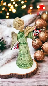 Statuetta Pax Et Bonum Angelo di Natale Suonare il Violino Numerato Porcellana Italia - Foto 1 di 11
