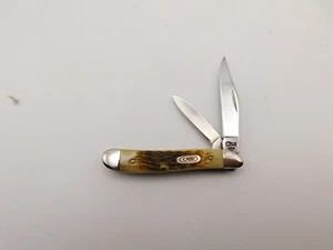 1997 Case Amber Bone Peanut Knife  NM 6220SS - Picture 1 of 4