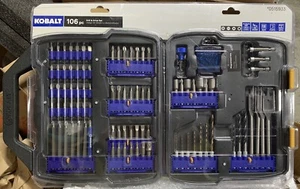 Kobalt 106-piece Screwdriver Drill & Drive Set with Hard Case 0515933 - Picture 1 of 4