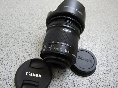 CANON EF-S 10-18 mm 1:4.5-5.6 IS STM Wide-angle Zoom Lens for- Canon EOS Digital - Image 1 of 4