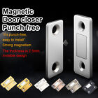2Pcs Magnetic Door Catch Ultra-thin Cabinet Suction w/Adhesive Tape for Cupboard