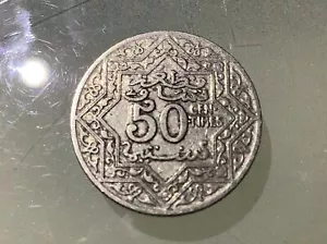 Morocco 50 Centimes 1921 Circulated - Picture 1 of 2