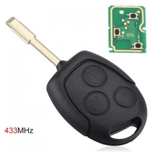 433Mhz Car Keyless Remote Entry Key Fob 4D60 Chip Fit for FORD Mondeo Fiesta KA - Picture 1 of 9