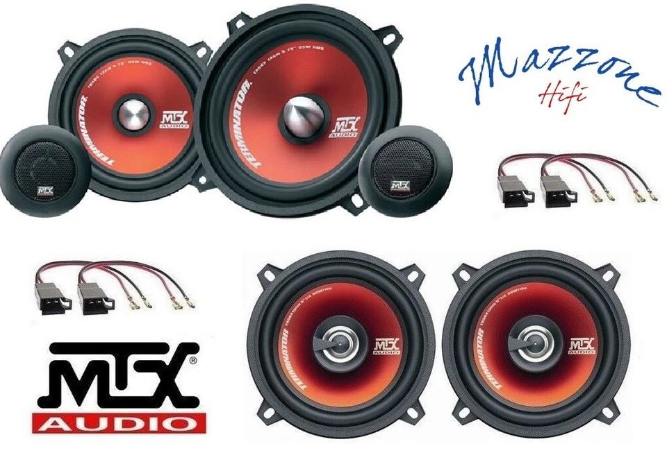 MTX Kit 6 casse 13cm RENAULT CLIO 98>05 MEGANE 02>09 CONN ALTOPARLANTI AUTO - Immagine 1 di 4