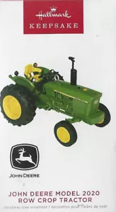 HALLMARK KEEPSAKE 2022 John Deere Model 2020 Row Crop Tractor Metal Ornament - Picture 1 of 2