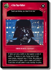 Star Wars CCG I Am Your Father Near-Mint/NM - Cloud City 1997 - Picture 1 of 1