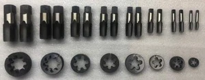 BRITISH STANDARD PIPE TAP & DIE SET 1/8" TO 1" BSP BSPP HIGH CARBON STEEL SMUG - Picture 1 of 4