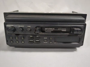 Optimus 12-2101 In Dash Car Stereo AM/FM Cassette w/ Auto Reverse - Picture 1 of 9
