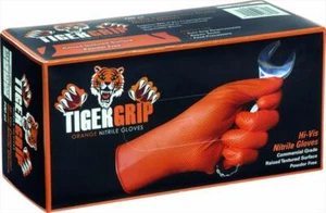 TIGER GRIP NITRIL WERKSTATT EINWEG HANDSCHUHE GUMMIHANDSCHUH S M L XL XXL XXXL - Bild 1 von 3