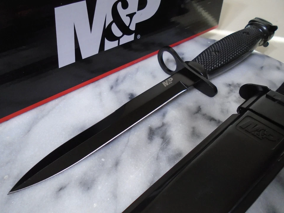 Smith & Wesson M&P Dagger Fixed Blade Knife Dual Edge Bayonet 11 3/4" OA 1145783 - Image 1 of 4