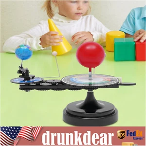 Earth Moon Sun Orrery Model Earth Moon Orbital Planetarium Creative Toy DIY Gift - Picture 1 of 18