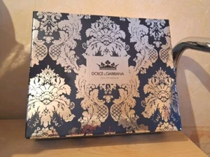 Dolce & Gabanna Box Storage, Silver & Navy - Picture 1 of 5