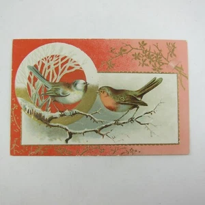 Victorian Trade Card Lion Coffee Woolson Spice Co Toledo Ohio Birds Red Antique - Picture 1 of 12
