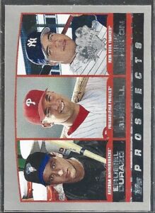 2000 Topps Opening Day Pat Burrell Johnson Durazo Prospects Rookie Card No. 101