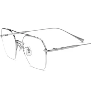 Nuevo Puro Beta Titanio Hombres Mujer Monturas de Gafas Medias Gafas Capaces de Rx - Imagen 1 de 23