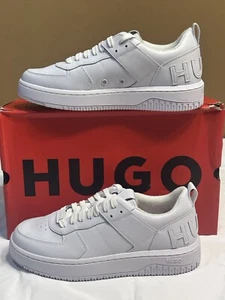 New Hugo Boss Men’s Kilian White Sneakers Trainers 50505057 - US 9 / UK8 / EU42 - Picture 1 of 21