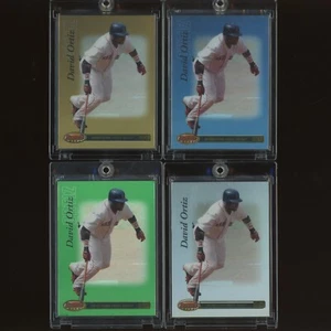 2007 Bowman's Best #8 David Ortiz Rainbow SP Lot Green /249 Blue /99 Gold /50 - Picture 1 of 13
