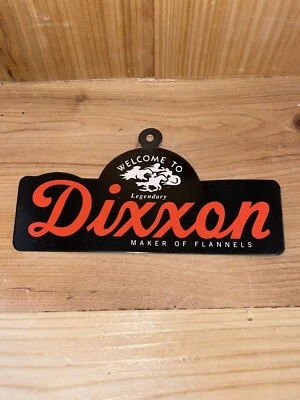 Dixxon 法兰绒公司欢迎来到 Lazelle Street Sturgis 挂牌贴纸 全新 — 第 1/3 张图片