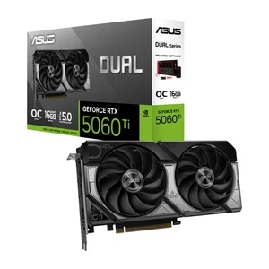 ASUS GeForce RTX 5060 Ti Dual 16GB OC Gaming Graphics Card - Picture 1 of 4