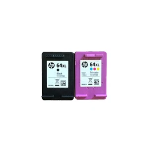 2-pak czarno-kolorowe wkłady atramentowe HP 64XL OEM Open Box 64 XL Teo Combo Set - Zdjęcie 1 z 1