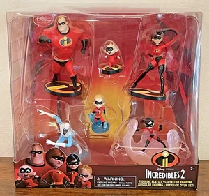 Juego de 6 figuras de acción Disney Pixar Los Increíbles 2 nuevas en caja - Imagen 1 de 16