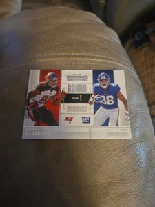 Evan Engram / O.J. Howard 2017 Panini Contenders números redondos #RN-6 - Imagen 1 de 2
