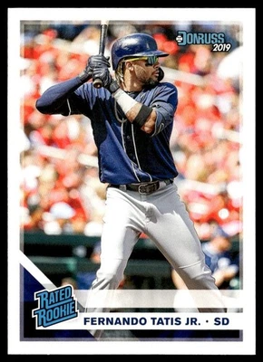 Panini Chronicles Donruss 2019 clasificación novato Fernando Tatis Jr. RC San Diego Foto 1 de 2