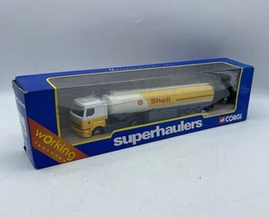 Corgi Superhaulers Renault Cab Fuel Tanker Shell 1:64 Die-Cast Boxed Toy Truck - Bild 1 von 12