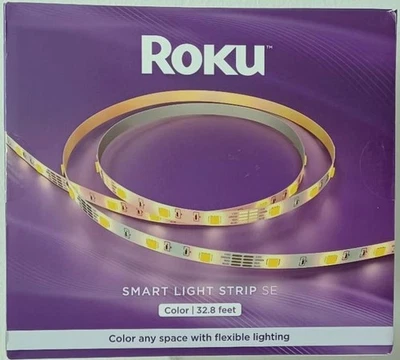 ROKU SMART LIGHT STRIP SE 32.8 FEET BRAND NEW SEALED BOX NIB FLEXIBLE LIGHTING - Image 1 of 4