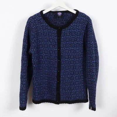 Icewear Iceland Martha Suéter Noruego de Lana para Mujer Grande Azul Negro Nórdico Foto 1 de 4