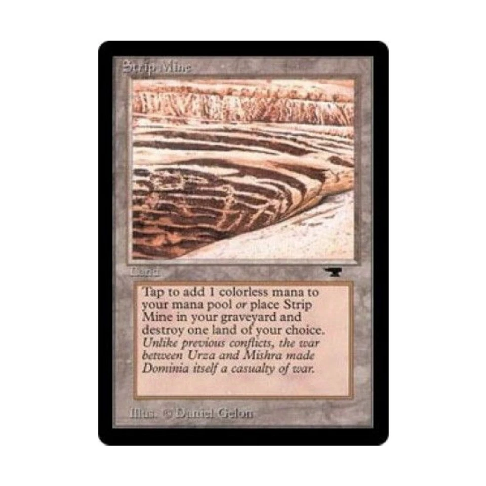 WOTC MtG Antiquities Strip Mine (No Horizon) (R) VG - Image 1 of 1