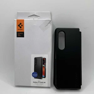 Spigen Tough Armor Phone Case for Samsung Galaxy Z Fold 3 Black ACS03077 - Picture 1 of 10