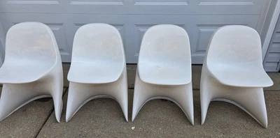 Casalino I Stacking White Child Size Chairs 4 - Image 1 of 4