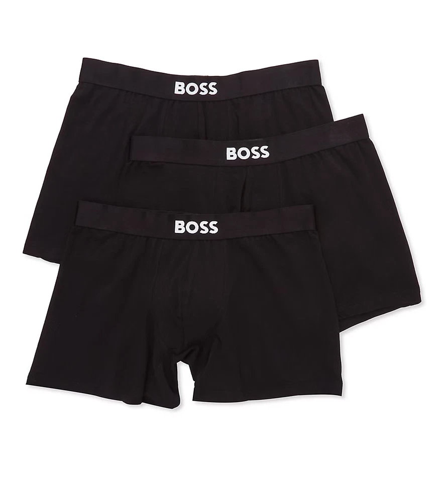 Calzoncillos boxer Boss Hugo Boss 544272 Boss One algodón elástico - Paquete de 3 Foto 1 de 1