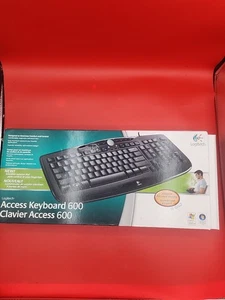 Logitech Access Keyboard 600 - USB Keyboard for Windows XP/Vista - New in Box - Picture 1 of 6