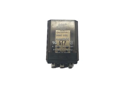NOS Philips ECG 10A 250VAC 24VAC Coil 3PDT 11 Blade General Purpose Relay  - Image 1 of 4
