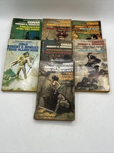 Adventure Stories Books based on character By Robert E. Howard Lot Of 7 - Picture 1 of 18