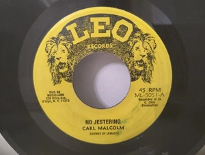 CARL MALCOLM - "NO JESTERING" / LEO RECORDS 1975 - Imagen 1 de 2